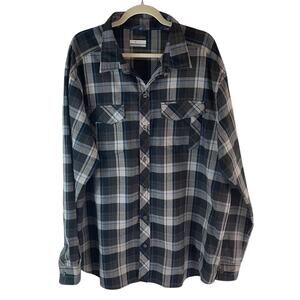 Columbia Men’s Omni-Wick Plaid Long Sleeve Shirt Size XL
